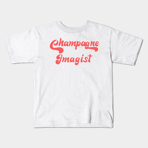 CHAMPAGNE IMAGIST Kids T-Shirt by Inner System